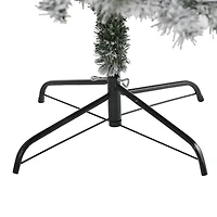 7ft. Unlit Flocked Rock Springs Spruce Artificial Christmas Tree