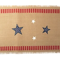 DII® 108" 4th of July Jute Table Runner
