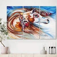 Designart - Wind Of Thunder Indian War Horse