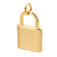 14K Gold Plated Lock Charm by Bead Landing™