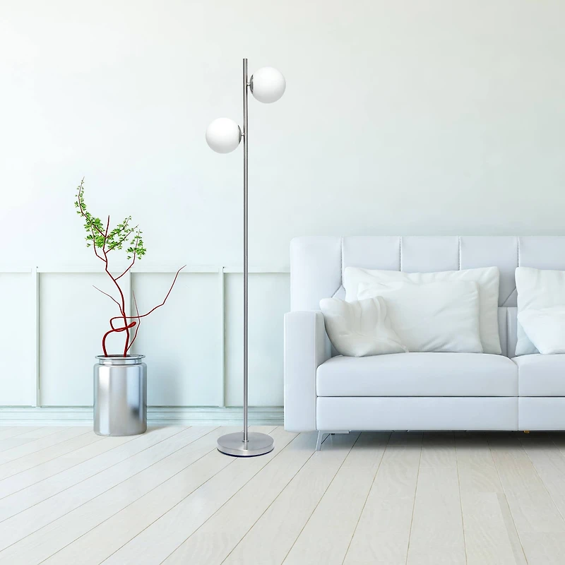Simple Designs 66" Standing Tree Floor Lamp