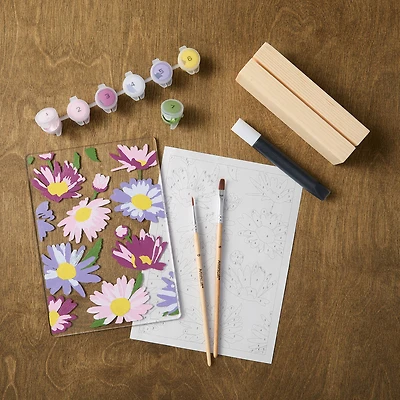 5" x 7" Daisies Paint-by-Number Acrylic Surface Kit by Artist's Loft®