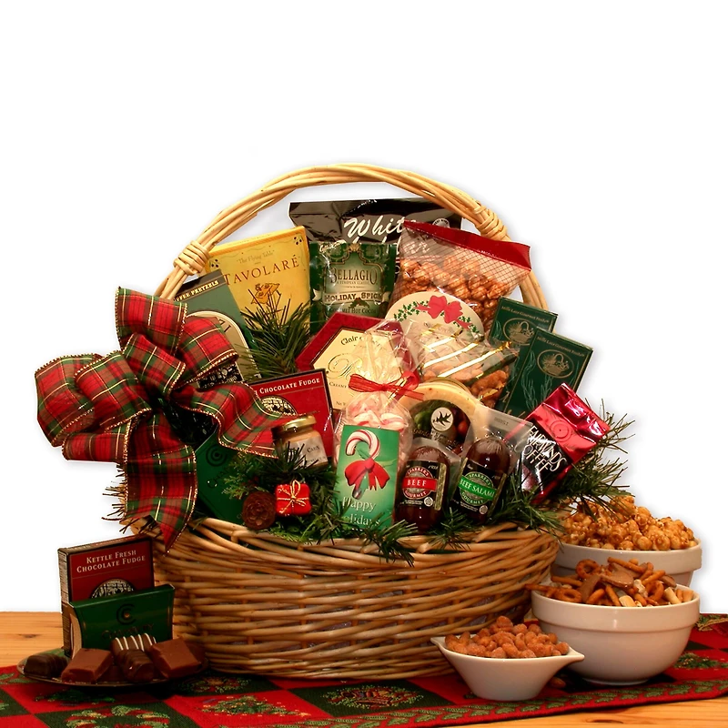 Holiday Celebrations Deluxe Holiday Gift Basket
