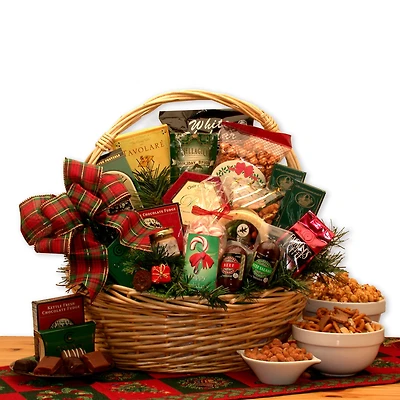 Holiday Celebrations Deluxe Holiday Gift Basket