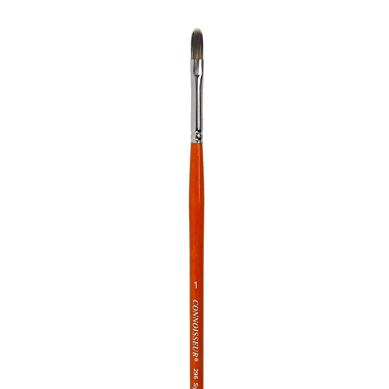 Connoisseur® Synthetic Mongoose Long Handle Filbert Brush