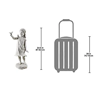 Design Toscano® 3ft. Mary Frances and Her Feathered Friends Garden Girl Statue