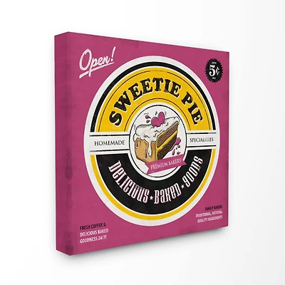 Stupell Industries Sweetie Pie Bakery Vintage Comic Wall Accent