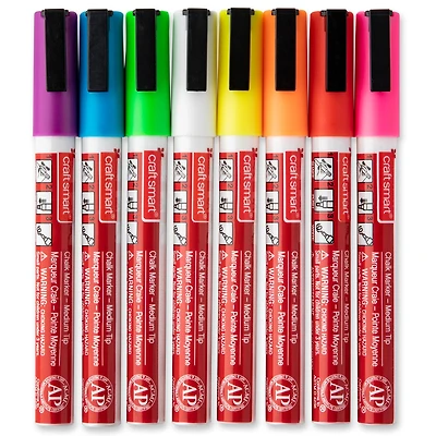 Fluorescent Medium Tip Chalk Marker Set by Craft Smart®