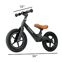 Trimate Black 2 Wheel Balance Bike