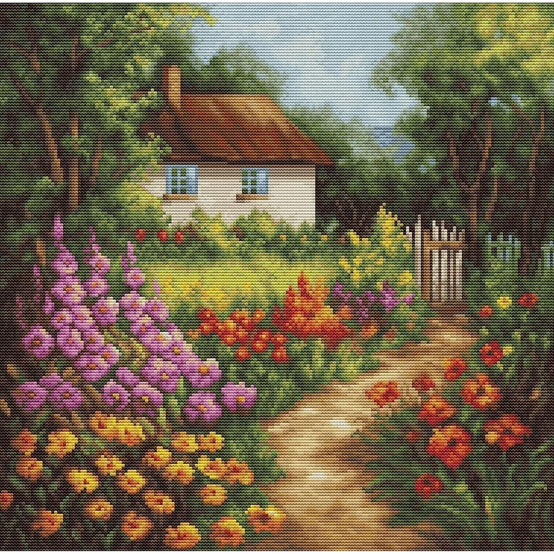 Luca-S The Country House Counted Cross Stitch Kit