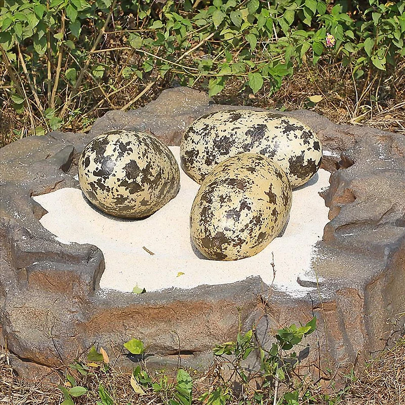 Design Toscano 12" Early Jurassic Theropoda Dino Egg Fossil Statue