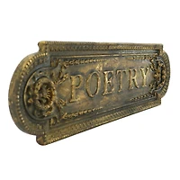 Assorted 12" Distressed Literary Genre Wall Sign, 1pc. by Ashland®