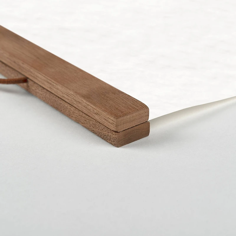 Silhouette Tree Roots Teak Hanging Canvas