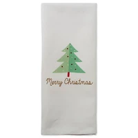 DII® Red Check & White Merry Christmas Dishtowel Set