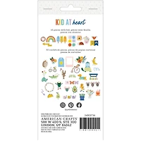 American Crafts™ Kid At Heart Icon w/Foil Accents Cardstock Die-Cuts, 40ct.