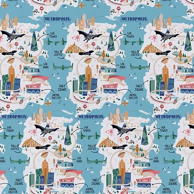 Super Pets™ Metropolitan Map Cotton Precut Fabric
