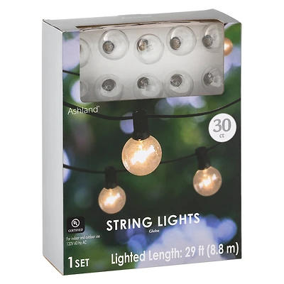 6 Pack: 30ct. Clear Globe String Lights by Ashland®