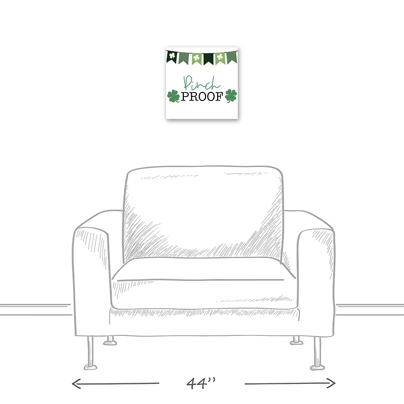 Pinch Proof Banner 12" x 12" Canvas Wall Art