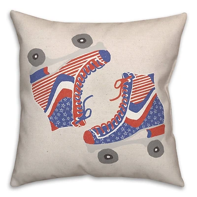 American Roller Skates Indoor/Outdoor Pillow