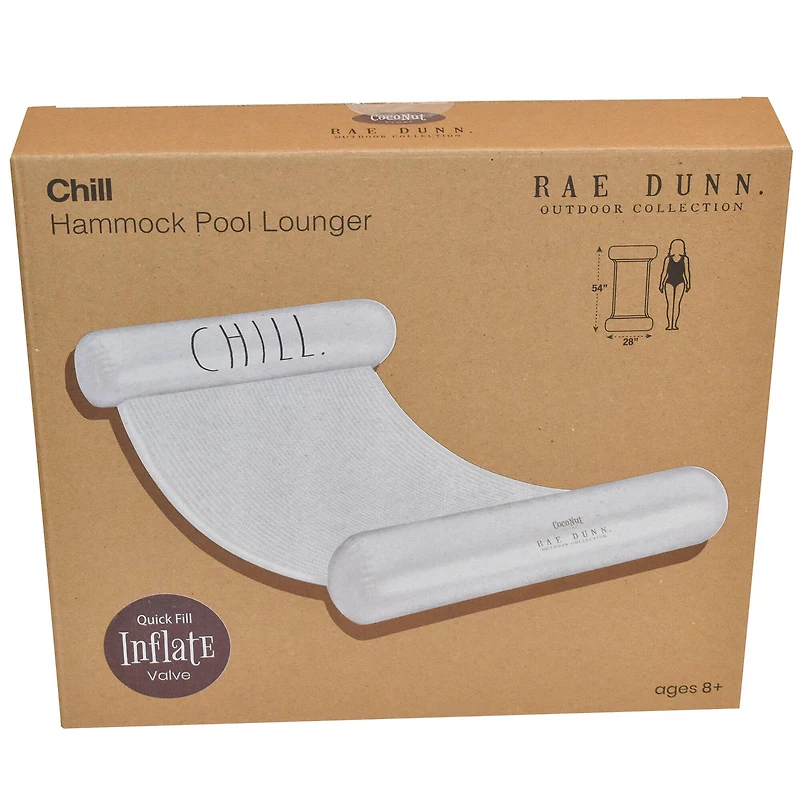 Rae Dunn 4.5ft. Chill Hammock Pool Lounge