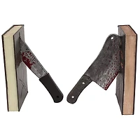 Design Toscano 11" Dead Read Bloody Zombie Sculptural Bookend Set