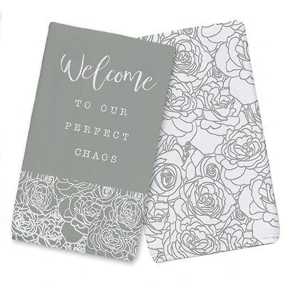 Welcome to Chaos Tea Towel - Set of 2