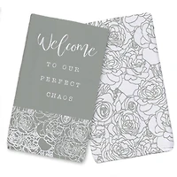 Welcome to Chaos Tea Towel - Set of 2