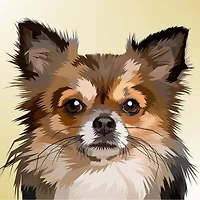 Wizardi Diamond Painting Kit Dog Portrait 