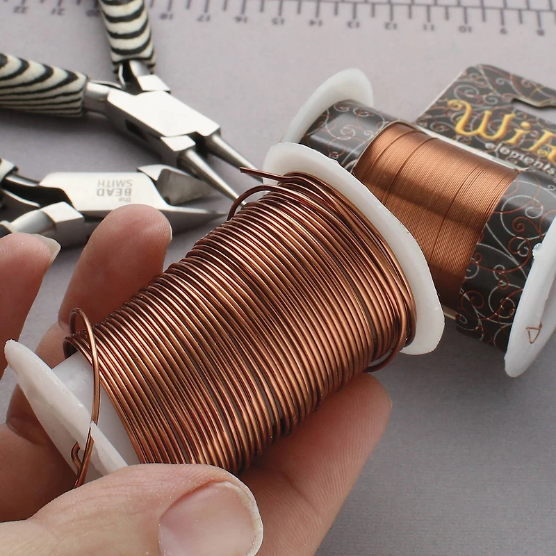 The Beadsmith® Wire Elements™ Tarnish Resistant Medium Temper Assorted Gauge Wire Spools