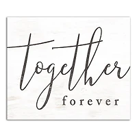 Together Forever 12" x 18" Canvas Wall Art