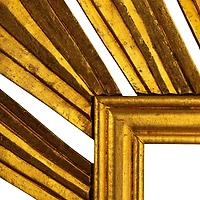 Hello Honey® 35.25" Gold Sunburst Rectangular Wall Mirror