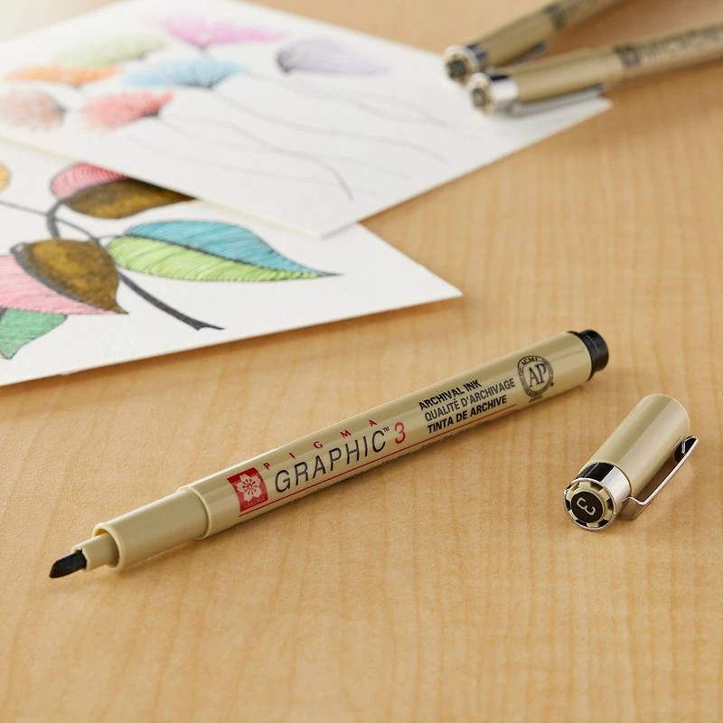 Pigma® Graphic™ 3mm Black Pen