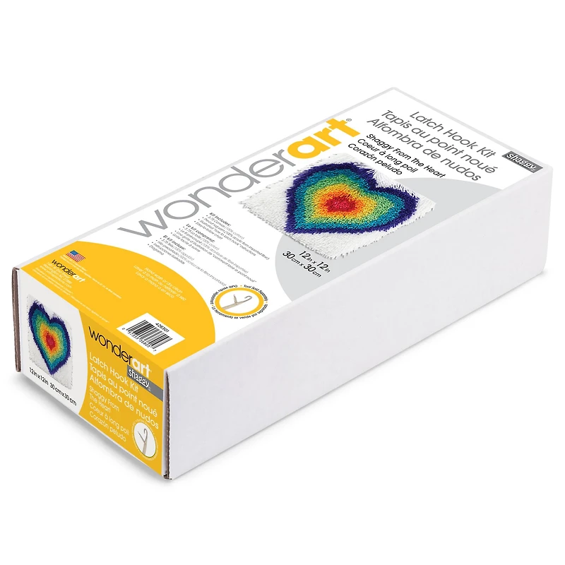 Wonderart® Shaggy From the Heart Latch Hook Kit