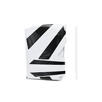 26" Black & White Stripes Starburst Foil Balloons, 3ct. by Celebrate It™