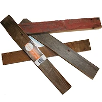 Wilson® Enterprises 16" Reclaimed Barn Wood Strips, 4ct.