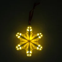 4.25" LED DIY Ceramic Snowflake Ornament by Make Market®