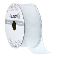 12 Pack: 1.5'' x 15yd. Sheer Wired Ribbon by Celebrate It®