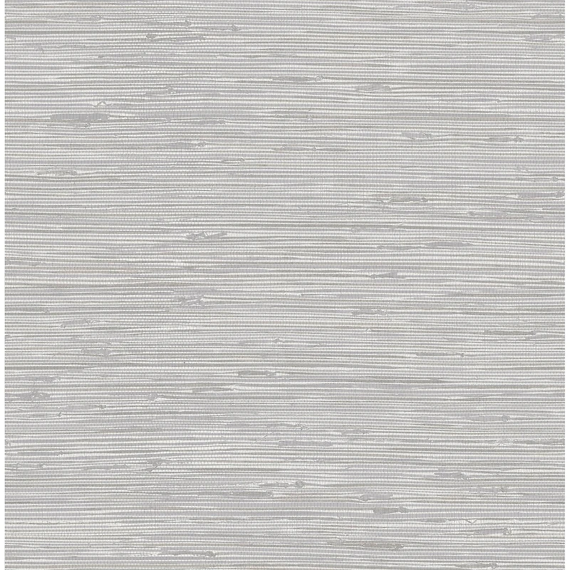 NuWallpaper Silver Tibetan Grasscloth Peel & Stick Wallpaper