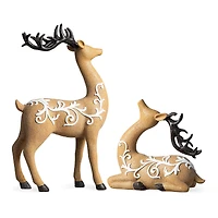 Glitzhome® Reindeer Table Décor Set