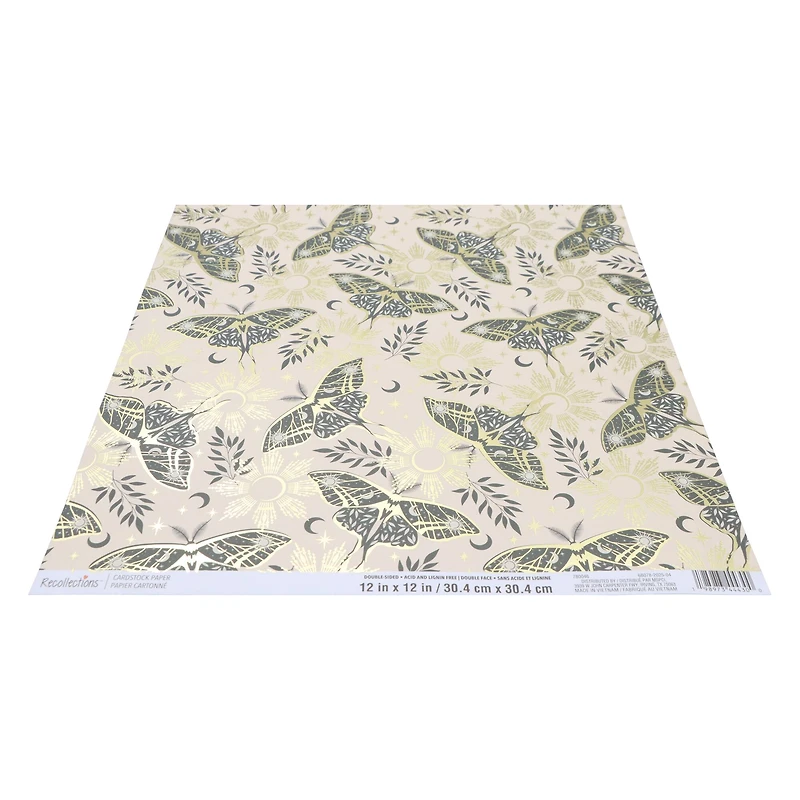 12" x 12" Double-Sided Moth Cardstock Paper by Recollections™