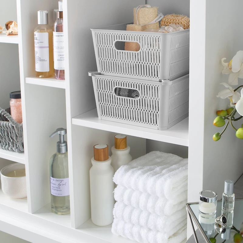 Simplify Slide Stack It Storage Tote Baskets