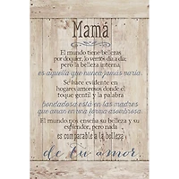 Mamá El Mundo: Mom Wall Plaque