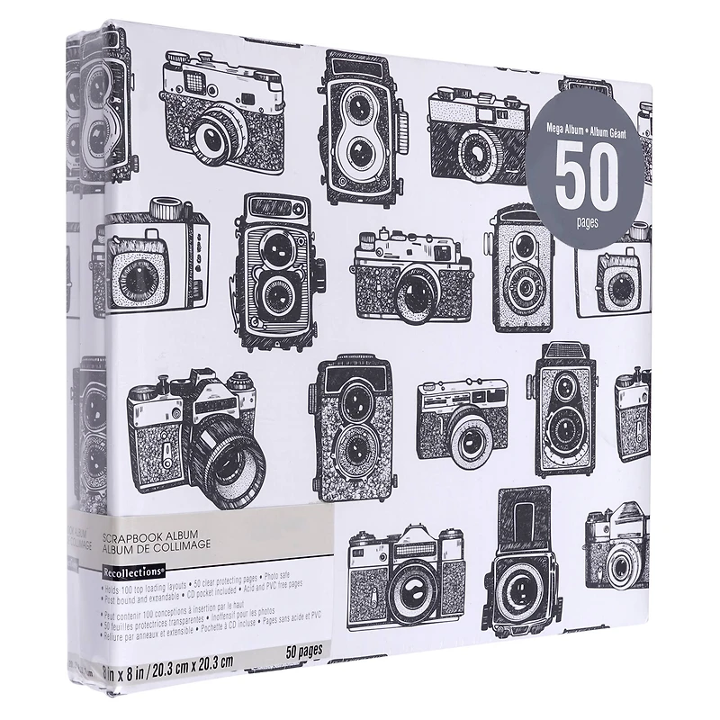 Camera Print Mega Scrapbook Album by Recollections®