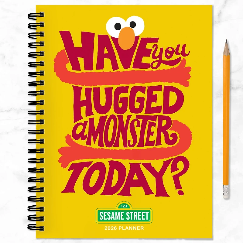 2026 Sesame Street Medium Weekly Monthly Planner