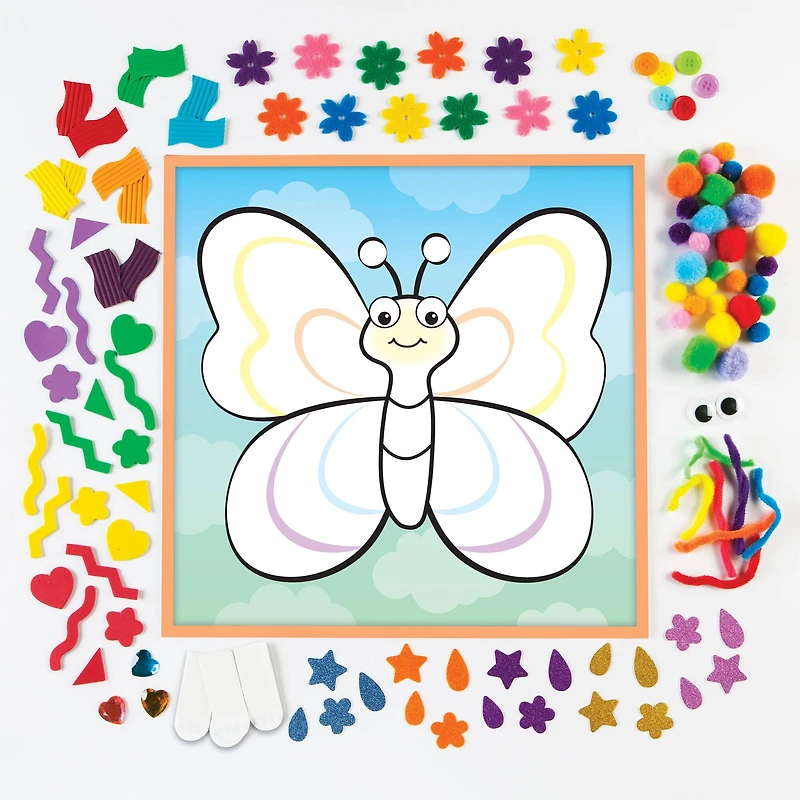 Creativity for Kids® Butterfly Sticky Wall Art