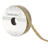 7/16" x 5yd. Metallic Jute Ribbon by Celebrate It®
