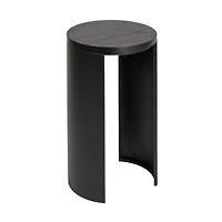 Hello Honey® Black Sleek Metal Round End Table