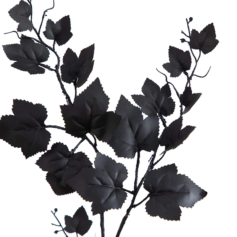 4ft. Halloween Black Maple Artificial Potted Tree