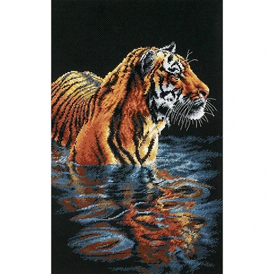Dimensions® Tiger Chilling Out Counted Cross Stitch Kit