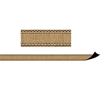 Teacher Created Resources Burlap Design Magnetic Border, 72ft.